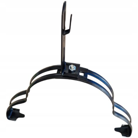 Soporte de protección contra rayos para teja cumbrera MONZA PLUS PIEMONT soporte de terminal aéreo Fi6-8mm NEGRO (1/5)