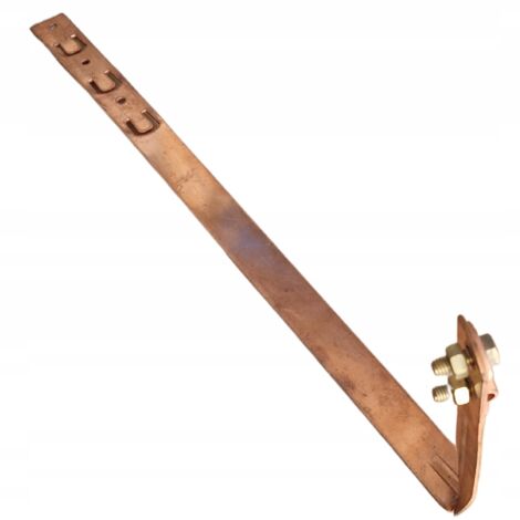 Soporte bajo baldosas para alambre L-415 trenzado H 70 mm. ZS COBRE