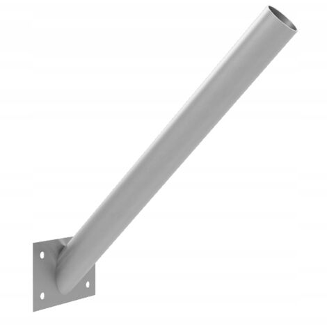 SOPORTE Brazo de Mástil para Farola INOX 45 grados