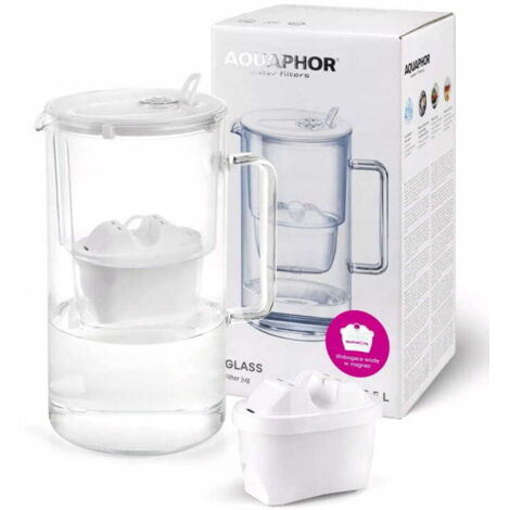 Jarra filtrante Aquaphor 2,5 l + 1 inserto de cristal blanco