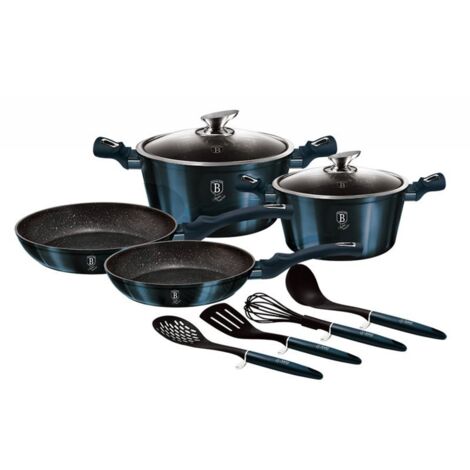 JUEGO DE BATERÍA DE COCINA DE GRANITO AGUAMARINA BERLINGER HAUS BH-6143 (1/5)