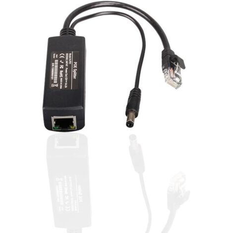 DIVISOR POE PASIVO DE UN SOLO PUERTO RJ45 48V LS-POE-1210EL