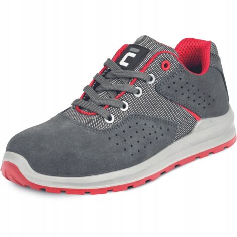 Zapatos de seguridad GRIMMA con puntera y plantilla antiperforación, color gris. Talla S1P 40 (1/4)