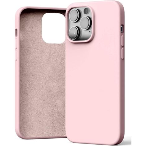 FUNDA DE SILICONA PARA APPLE IPHONE 14 PRO MAX ROSA (1/5)