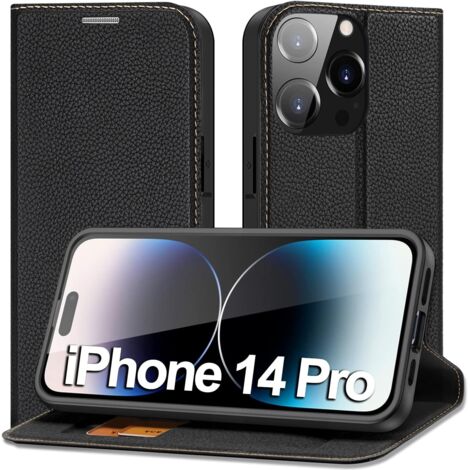 FUNDA CERRADA NEGRA PARA IPHONE 14 PRO 6.1' (1/5)