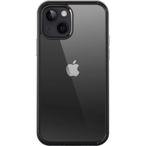 FUNDA PARA APPLE IPHONE 13 DE 6,1" CON MARCO NEGRO Y PARTE TRASERA TRANSPARENTE SUPCASE (1/5)