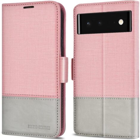 FUNDA PARA GOOGLE PIXEL 6 SOLAPA ROSA CERRADA (1/5)