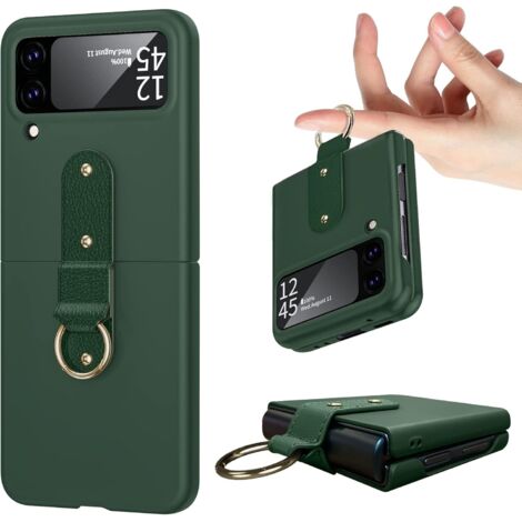 FUNDA PLEGABLE PARA SAMSUNG GALAXY Z FLIP 4 VERDE CON SOPORTE (1/5)