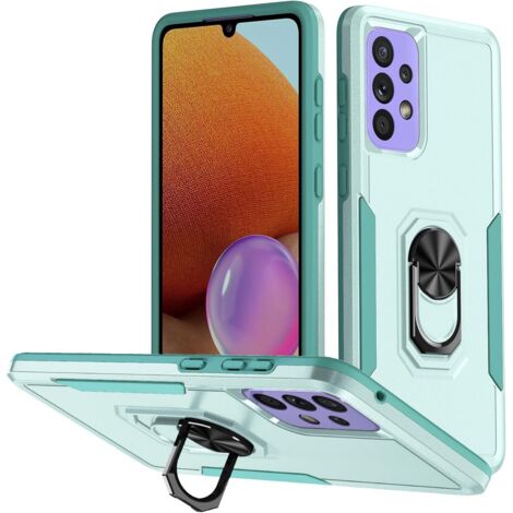 FUNDA PARA SAMSUNG GALAXY A53 SILICONA VERDE CON SOPORTE SM-A5360 SM-A536B (1/5)