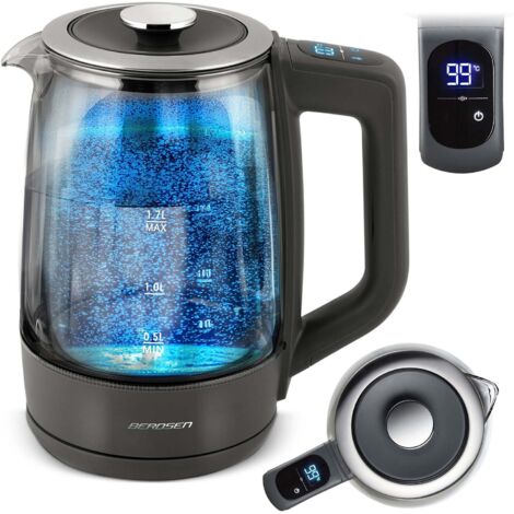 Hervidor eléctrico de cristal Berdsen BD-711 1,7l