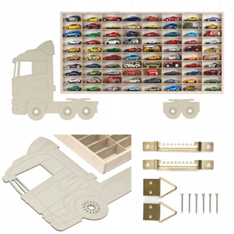 ESTANTE PARA COCHES HOT WHEELS PARA NIÑO, COLOR CASHMERE