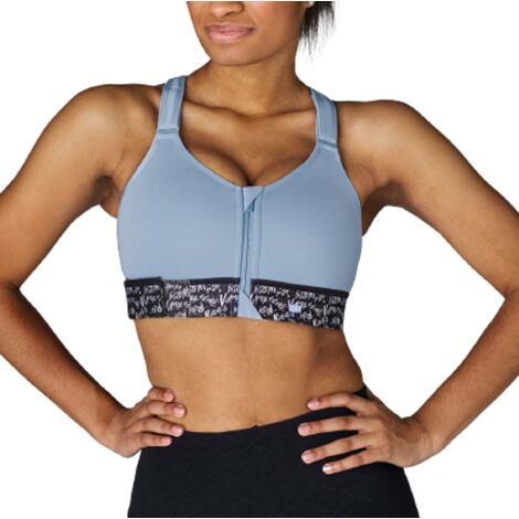 Sujetador deportivo Shefit azul de sujeción media y ajustable talla 2XL (1/5)