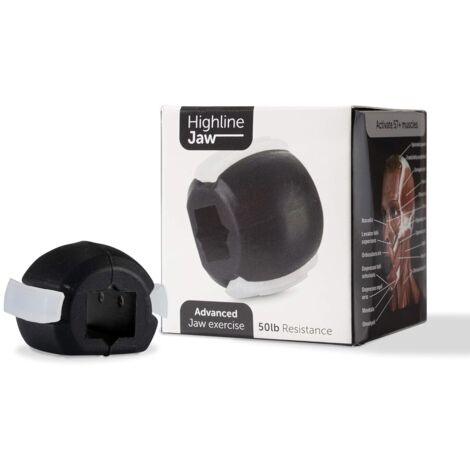 ENTRENADOR DE MANDÍBULA NEGRO PARA MOLDEAR EL ROSTRO OP 22,5 kg (1/5)
