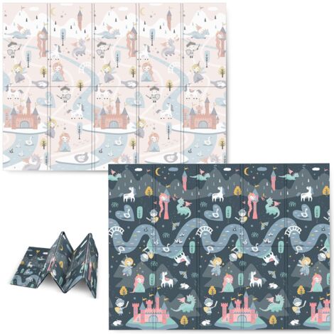 Colchoneta educativa plegable de espuma 200 x 150 x 1 cm Nukido NK-341