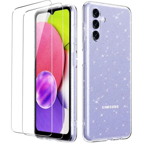 FUNDA DE SILICONA CON BRILLO PARA SAMSUNG GALAXY A13 5G 2X VIDRIO 9H SM-A136U (1/5)