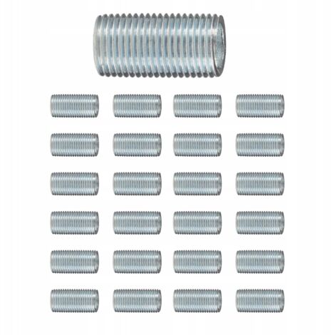 BOQUILLA ROSCADA PARA TUBO M10 X 30 MM JUEGO DE 25 - PARA LÁMPARAS E ILUMINACIÓN