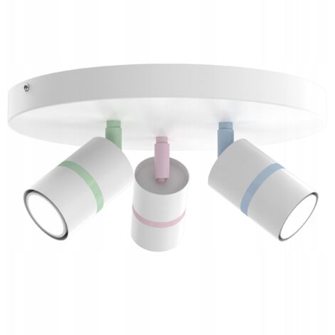 Gratis. Lámpara de techo LED, orientable 3x Gu10 EWILIGHT, infantil