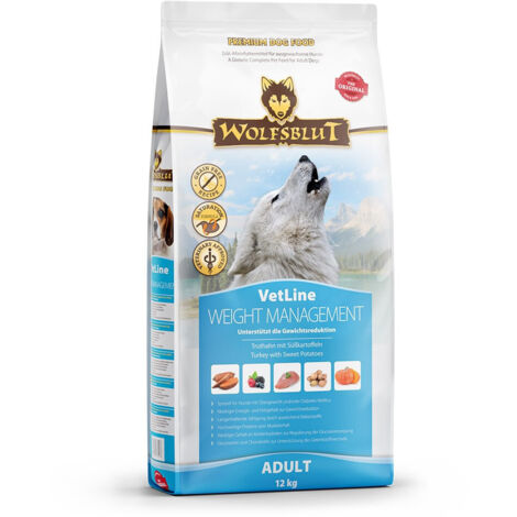 WOLFSBLUT VetLine Alimento seco para perros con control de peso 12 kg