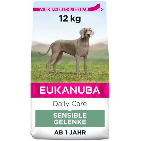 Alimento seco para perros EUKANUBA para articulaciones sensibles, 12 kg (1/2)