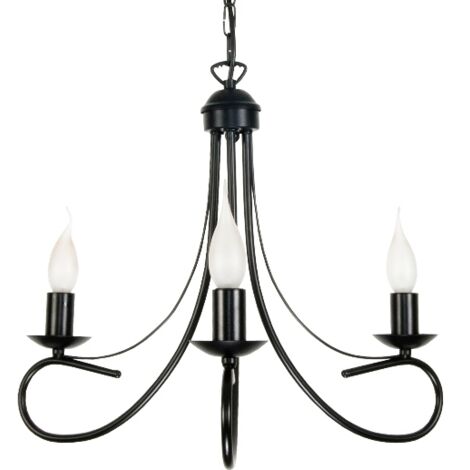 Lámpara colgante, candelabro, negro, MAGMA 13-932 (1/5)