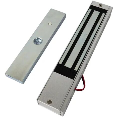 Cerradura electromagnética de dos hilos para control de acceso en puertas de entrada SecureEntry-ML200