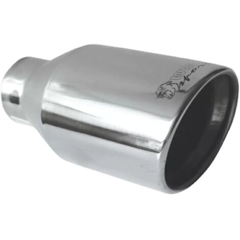Silenciador de punta de escape deportivo de 100 mm con cubierta de graves WM Sport, entrada de 57 mm (1/2)