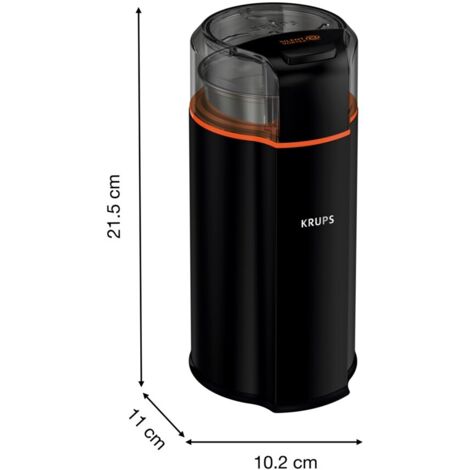 Dimenzije KRUPS GX332810 mlina za kafu