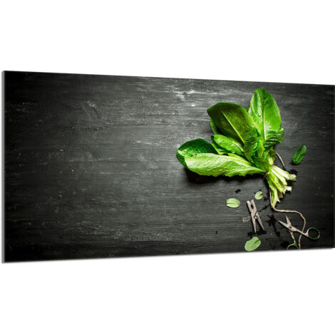 Protector de cristal para encimera 90x52 Albahaca