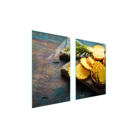 PLACA PROTECTORA DE VIDRIO PARA COCINA 65x52 PIÑA (1/5)