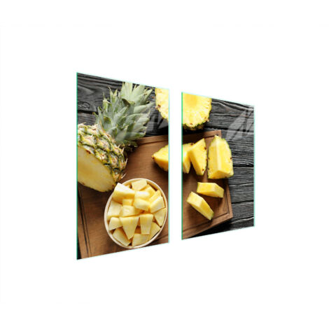 PLACA PROTECTORA DE VIDRIO PARA COCINA 65x52 PIÑA (1/5)