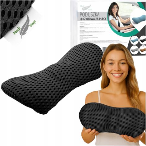 ALMOHADA DE SOPORTE LUMBAR ORTOPÉDICO PARA DORMIR EN EL ASIENTO DEL COCHE, DE ESPUMA VISCOELÁSTICA (1/5)