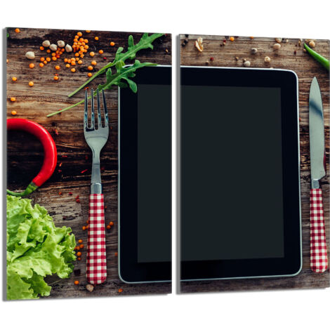 Placa protectora de vidrio para la estufa 2x30x52 Cocina (1/5)
