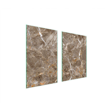 TABLERO PROTECTOR DE VIDRIO PARA COCINA 65x52 MÁRMOL (1/5)