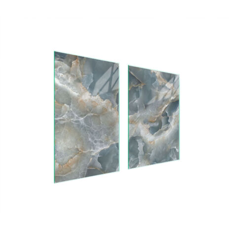TABLERO PROTECTOR DE VIDRIO PARA COCINA 65x52 MÁRMOL (1/5)