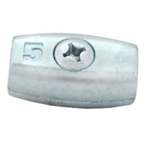 Abrazadera de alambre cilíndrica, galvanizada, 3 mm - ZAC 3 WZM