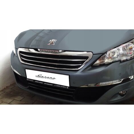 PEUGEOT 308 II MOLDURAS DE PARRILLA CROMADAS Tuning (1/5)
