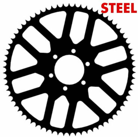 Piñón de acero Stunt 70t-520 Kawasaki ZX6-R 636 ER6 Z750 Z800 Z650 EX650 Ninja