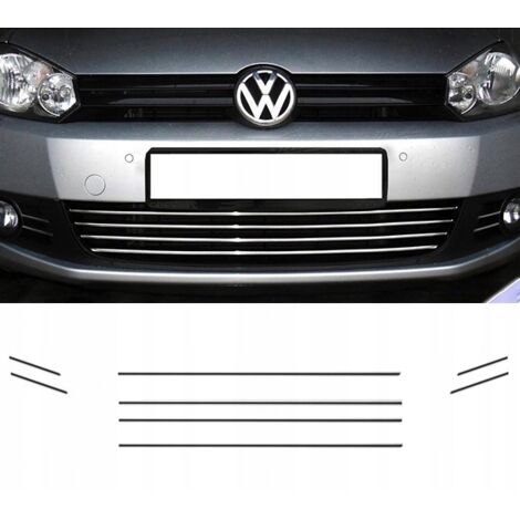 VW GOLF VI 6 - Moldura parrilla CROMADA PARRILLA Tuning (1/5)