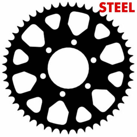 Piñón de acero Stunt 50t-520 Kawasaki ZX6-R 636 ER6 Z750 Z800 Z650 EX650 Ninja