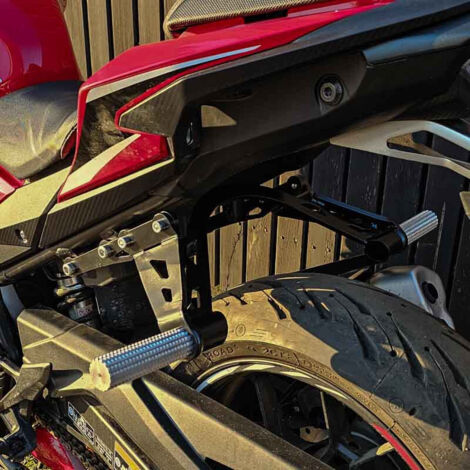 Estriberas traseras combinadas, estriberas, subjaula, Honda CB500F, CBR 500R (2016-2025), Stunt Gymkhana (1/5)