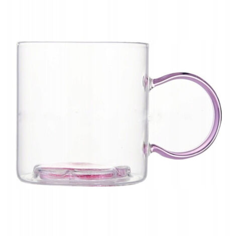 Vaso ECARLA con flor brillante en el interior 250ml SZK143