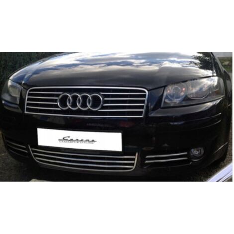 Moldura de parrilla cromada para Audi A3 8P Tuning (1/5)