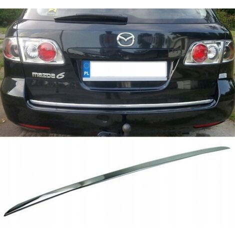 Mazda 6 I GY Kombi - Tira cromada en el portón trasero (1/5)