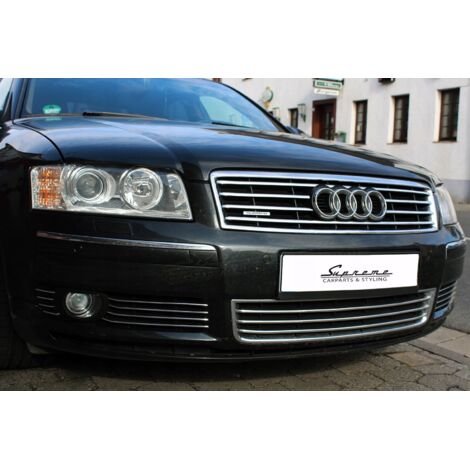 AUDI A8 D3 4E MOLDURAS DE PARRILLA CROMADAS PARA CHASIS Tuning