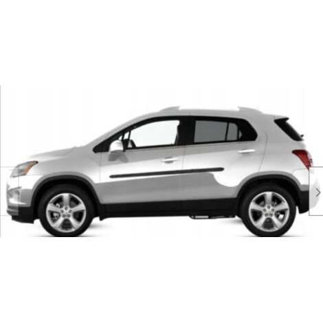 Opel Mokka - Tiras protectoras de puertas laterales NEGRAS (1/5)