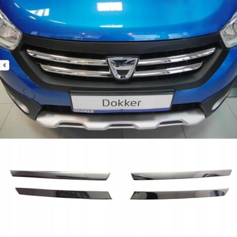 Dacia DOKKER - Parrilla cromada tuning (1/5)