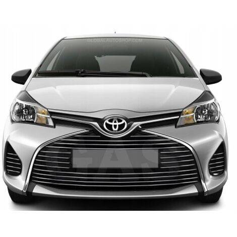 Ajuste de la moldura de parrilla cromada del Toyota YARIS III (1/5)