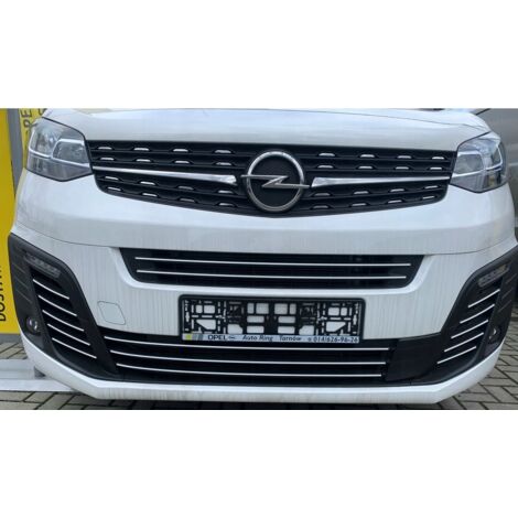 Opel VIVARO - Molduras de parachoques con PARRILLA CROMADA