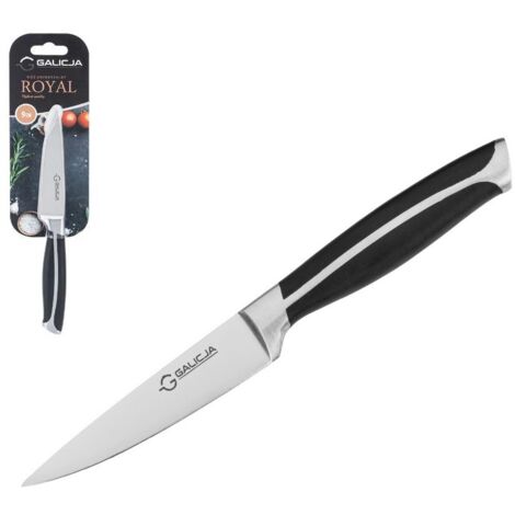 Cuchillo universal para pelar ROYAL de 9,5 cm, acero inoxidable, negro (1/4)