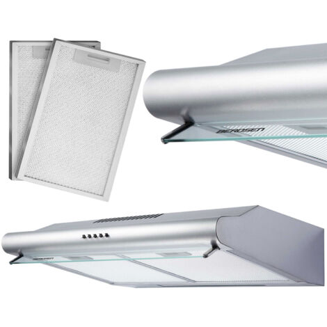 Campana extractora de cocina bajo mueble - Absorbedor de 60 cm Berdsen BE-10-A INOX (1/5)